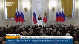 Anschluss der Krim an Russland - Rede von Wladimir Putin am 18.03.2014