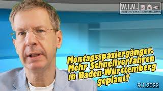 Gerichtsurteile gegen Montagsspaziergänger. Mehr Schnellverfahren in Baden-Württemberg geplant?