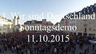 Sonntagsdemo/ Kundgebung in Plauen vom 11.10.2015 | 4. Sonntagsdemo