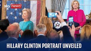 Killary-Denkmal - Antony Blinken speaks at portrait unveiling for Hillary Clinton