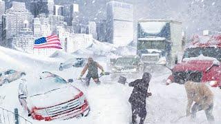 14 Million Americans will freeze. Buffalo in New York suffers from snow storm
