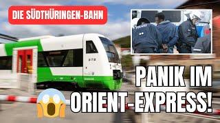 Gewalt-Eskalation im Regionalverkehr Süd-Thüringen - Panik im Orientexpress