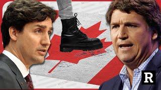 Tucker DESTROYS Justin Trudeau after Prime Minister caught abusing Canadians rights | Redacted News
