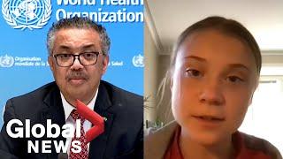 Propaganda Greta Thunberg urges world leaders to address global COVID-19 vaccine inequity "tragedy"