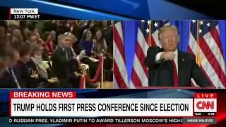 Donald Trump calls CNN "fake news"