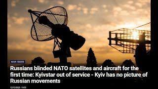 Russia Blinds Nato Satellites/Aircraft/Kiev Hit Hard.