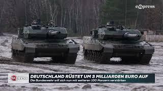 Aufrüstung: Deutschland bestellt Leopard-Panzer im Wert von drei Milliarden Euro