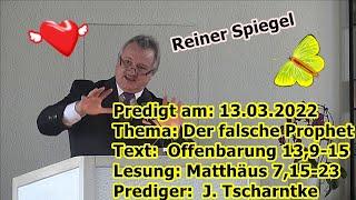 „Reiner Spiegel der Predigt von/mit Pfarrer Jakob Tscharntke“ ...