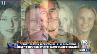 PBSO deputy who guarded Jeffrey Epstein on work release witnessed unusual treatment