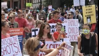 "They Backed Us Into A Corner" - Parents Protest Massachusetts' New Mandatory Vaccination Rules