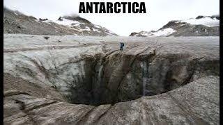 Now Scientists Say HUGE Hole Once Held 14 BILLION Tons of Ice Under the Glacier -  Antarctica