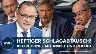 TINO CHRUPALLA: AfD rechnet bei Generaldebatte im Bundestag mit Ampel und CDU ab