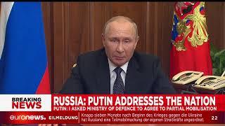 Putin kündigt an: Die Teilmobilisierung beginnt heute