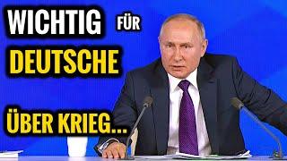 Putin auf Deutsch / Wird er angreifen? Interview