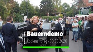 Bauerndemo Koblenz 1.Tag - 30.08.2020 - Julia Klöckner