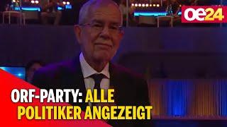 ORF-Party: Alle Politiker wurden von RA angezeigt - 29 November 2021