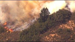 California wildfire prompts mandatory evacuations – WATCH LIVE