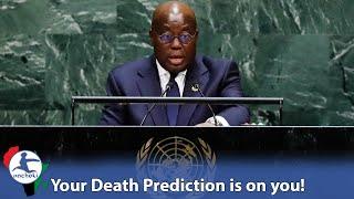 Ghana's President Shocks UN by Reversing the World's Dead Africans COVID Prediction on Them