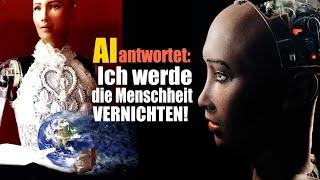 AI wird die Menschheit vernichten Sophia the Robot Dämonen künstliche Intelligenz Quanten Gematria