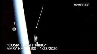 RARE Flashes/Bursts of STATIC or "Cosmic Lightning" seen from ISS!