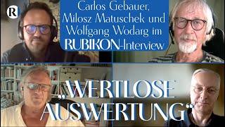 RUBIKON: Im Gespräch: „Wertlose Auswertung“ (C. Gebauer, M. Matuschek, W. Wodarg und W. v. Rossum)
