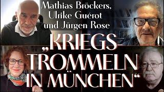 MANOVA The Great WeSet: „Kriegstrommeln in München“ (Mathias Bröckers, Ulrike Guérot & Jürgen Rose)