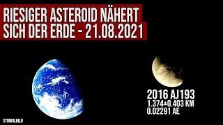 Riesiger Asteroid nähert sich Erde - 2016 AJ193 - Mindestens 1 km Durchmesser - Abstand 0.022 AE