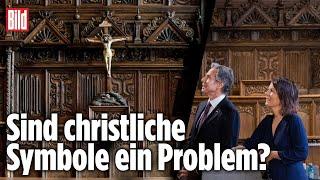Annalena Baerbock lässt Kreuz abhängen | G7-Gipfel in Münster