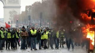 Battlefield Paris: Police Hit Protesters With Tear Gas As Massive Fuel Rallies Grip France