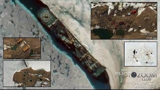 MILITARY BASES REVEALED ON ANTARCTICA. Ships Helicopters Planes Building Trucks Etc Etc