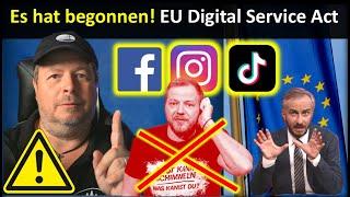 EU Digital Service Act - Auswirkungen: FB, Insta, Threads, Mario Barth +++Böhmermann