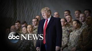 President Trump surprises troops in Afghanistan, potential peace negotiations