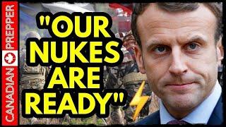 ⚡ALERT: FRANCE ISSUES NUCLEAR WARNING! 3 ARMY CORPS PREPARE ON RUSSIAS BORDER, MORE NUKES TO BELARUS