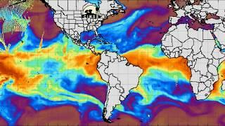 Another Antarctic Anomaly, Massive Pattern Over Pacific from Hawaii to Alaska