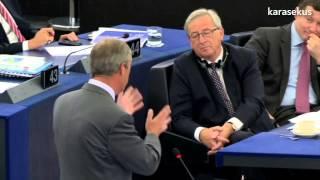 Nigel Farage on election process of Jean-Claude Juncker