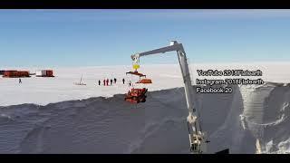 Antarctic Ice Wall  Deep in the ice! Unseen video images