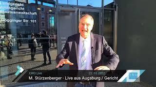 Michael Stürzenberger - Live aus Augsburg / Gerichtsverhandlung