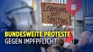Wachsende Proteste gegen Zwangsimpfungen in Deutschland