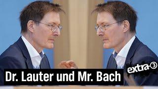 Karl Lauterbach: Die zwei Gesichter des Gesundheitsministers | extra 3 | NDR