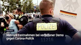 Berlin: "Polizeigewalt" – Mehrere Festnahmen bei verbotener Demo gegen Corona-Politik