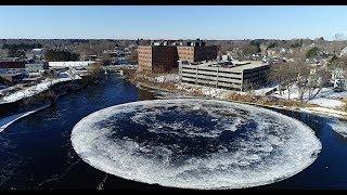 MASSIVE rotating "Ice Disc" - Sun (Blue Corona) - UFO