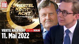 ????Viertel nach Acht – 11. Mai 2022 | LIVE u.a. Ulrich Montgomery, Philipp Amthor, Gunter Frank