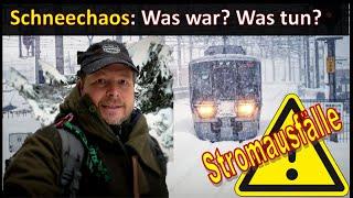 Krisenvorsorge = Schneechaos Teile Bayerns und Österreich ohne Strom - Was tun?