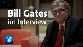 Bill Gates im Interview mit Sandra Maischberger