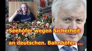 Trailer: Seehofer zur Bahnhofssicherheit an deutschen Bahnhöfen ...
