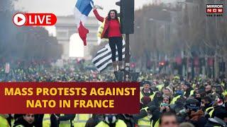 Anti-NATO Protest Live: Demonstrators Take to Streets Against NATO in Paris | France