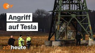 Gefährlicher Linksextremismus: Der Anschlag auf das Tesla-Werk in Grünheide | frontal