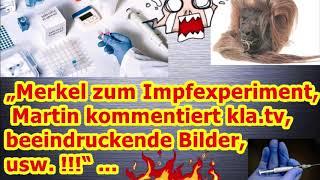 „Merkel zum Impfexperiment, Martin kommentiert kla.tv, beeindruckende Bilder usw. !!!“ ...