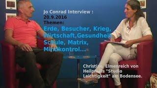 Interview mit Jo Conrad von "Studio Leichtigkeit" | Bewusst.TV - 20.9.2016