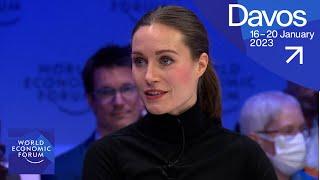 A Conversation with Sanna Marin, Prime Minister of Finland | Davos 2023